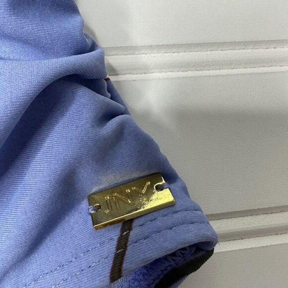 Jones New York Swimsuit Blue Floral One-Piece One Shoulder Cutout  Size M - Picture 4 of 14